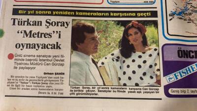 Güneş Gazetesi 25 Ağustos 1983 - Türkan Şoray Metresi Oynayacak GZ87490 - 2