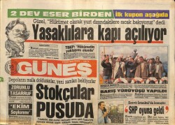 Güneş Gazetesi 25 Ekim 1987 - Ecevit İstanbulda Konuştu SHP Oyuna Geldi GZ62652 - 2