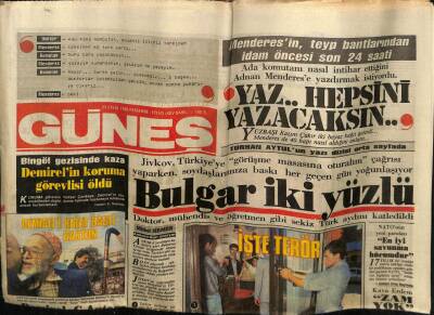 Güneş Gazetesi 25 Eylül 1986 - Doğum Günü Hediyesi GZ58359 - 1