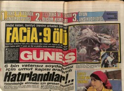 Güneş Gazetesi 25 Temmuz 1986 - Prof. Ataseven İçin Soruşturma GZ72194 - 1