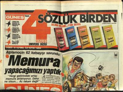 Güneş Gazetesi 26 Haziran 1986 - Türk Ve Yunan Savaş Gemileri , Yarın Aynı Sularda GZ62045 - 2