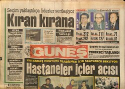 Güneş Gazetesi 26 Kasım 1987 - Vatandaş Muayene Olabilmek İçin Saatlerce Bekliyor GZ62670 - 2