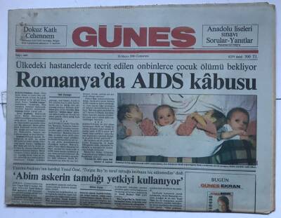 Güneş Gazetesi 26 Mayıs 1990 - Şener Şen Kendime Hiç Güvenmem GZ8565 - 1