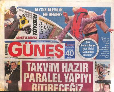 Güneş Gazetesi 26 Mayıs 2014 - Justin Timberlake Düğün Yüzünden Uyuyamadı - Murat Boz Yetenek Sizsinizde GZ106397 - 1