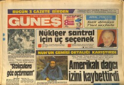 Güneş Gazetesi 27 Ağustos 1984 - Galatasaray'da Panik - Nuh'un Gemisi Ortalığı Karıştırdı GZ157530 - Gökçekoleksiyon