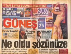 Güneş Gazetesi 27 Aralık 2006 - Saddam Ocak'ta İdam Edilecek - Fidel Castro Kanser Değil ! GZ157822 - Gökçekoleksiyon