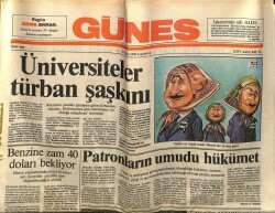 Güneş Gazetesi 27 Ekim 1990 - Patronların Umudu Hükümet GZ60699 - 1