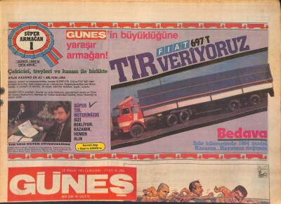 Güneş Gazetesi 28 Aralık 1983 - Durukan Yılmaz Ve Şide Sandıktan Hileyle Çıktı GZ126928 - 1