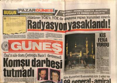 Güneş Gazetesi 28 Aralık 1986 - Doğum Günü Hediyesi GZ55762 - 1