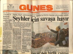 Güneş Gazetesi 28 Ekim 1990 - Pakistanda Yerel Seçime Kan Bulaştı GZ60700 - 1
