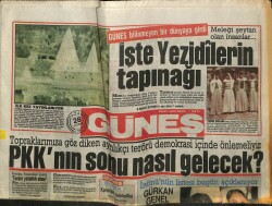 Güneş Gazetesi 28 Haziran 1987 - İşte Yedizilerin Tapınağı GZ62088 - 2