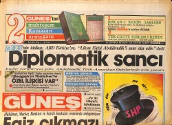 Güneş Gazetesi 28 Nisan 1986 - Galatasaray'ın Zonguldak'ta Neşesi Kaçtı - Kipriyanu 