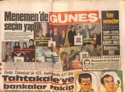 Güneş Gazetesi 28 Şubat 1986 - Türkan Şoray, Cihan Ünal Ve Kızları Yağmur Çok Mutlu, Uludağ Tatili GZ151528 - 1