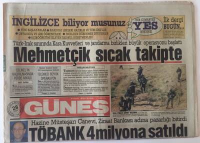 Güneş Gazetesi 28 Şubat 1987 - Milli Takım Antrenörü Mustafa Denizli Türkiyede Benden İyisi Yok GZ22552 - 1
