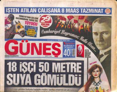 Güneş Gazetesi 29 Ekim 2014 - İGDAŞta İhale İlanına Kasım Ayında Çıkılıyor GZ106363 - 1