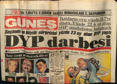 Güneş Gazetesi 29 Eylül 1986 - Doğum Günü Hediyesi GZ58355 - 1