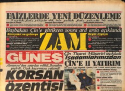Güneş Gazetesi 29 Haziran 1985 - Eartha Kitt 