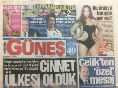 Güneş Gazetesi 29 Haziran 2012 - Aziz Yıldırımın Kader Günü GZ29475 - 1