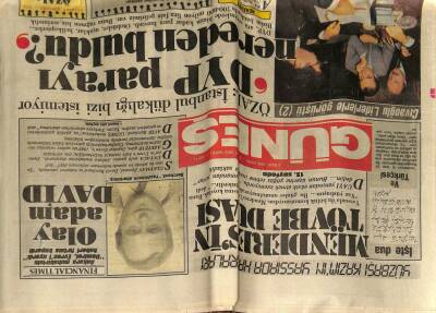 Güneş Gazetesi 3 Ekim 1986 - Doğum Günü Hediyesi GZ58364 - 1