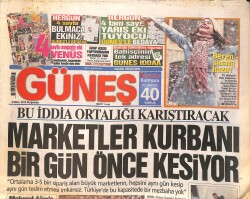 Güneş Gazetesi 3 Ekim 2013 - Diyarbakır Adliyesinde 328 Kilo Eroin Çalındı - Emel Sayın İş Adamı Enis Pekuysal'ın Düğününde Şarkı Söyledi GZ158429 - Gökçekoleksiyon