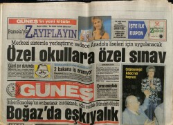 Güneş Gazetesi 3 Haziran 1987 - Çağlayangil Muazzez Abacıya Hayran GZ61635 - 2