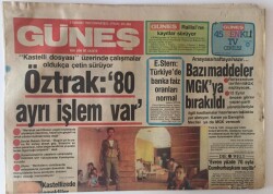 Güneş Gazetesi 3 Temmuz 1982 - Türkiyede 12 Eylül Yönetimi Geçici Olduğunu İspatladı GZ13740 - 2