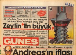 Güneş Gazetesi 30 Aralık 1985 - Çakıl Müzikhol Zeki Müren Afişi GZ157725 - 1