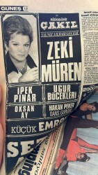 Güneş Gazetesi 30 Aralık 1985 - Çakıl Müzikhol Zeki Müren Afişi GZ157725 - 2