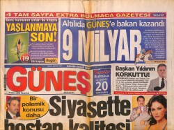 Güneş Gazetesi 30 Ekim 2006 - Sezen Aksu'yla Tarkan Düet Yapacak - Başkan Aziz Yıldırım Korkuttu ! GZ157837 - Gökçekoleksiyon