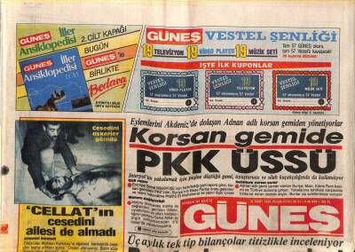 Güneş Gazetesi 30 Mart 1986 - 1 Milyar Liralık Esrar Yakıldı GZ83410 - 1