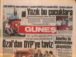 Güneş Gazetesi 4 Ağustos 1988 - Galatasaray'dan Hoşgeldin - Serpil Çakmaklı , Film Çevirirken Tatil Yapıyor GZ157776 - Gökçekoleksiyon