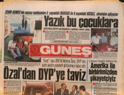 Güneş Gazetesi 4 Ağustos 1988 - Topkapı Hastanesi Belgeleri Vermedi - Fenerbahçe İzmir'de Moral Buldu GZ157777 - Gökçekoleksiyon