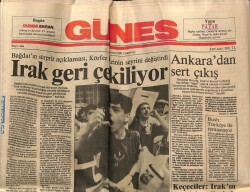 Güneş Gazetesi 4 Ağustos 1990 - PKK Lideri APOdan Hafız Esada Brifing GZ72175 - 2