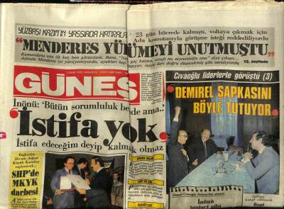 Güneş Gazetesi 4 Ekim 1986 - Doğum Günü Hediyesi GZ58363 - 1