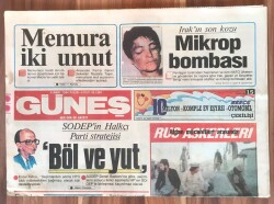 Güneş Gazetesi 4 Mart 1984 - Memura İki Umut GZ1796 - 1