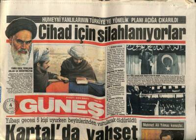 Güneş Gazetesi 4 Ocak 1987 - Humetni Yanlılarının Türkiyeye Yönelik Planı Açığa Çıktı Cihad İçin Silahlanıyorlar GZ61549 - 2
