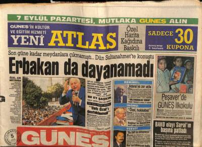 Güneş Gazetesi 5 Eylül 1987 - Doğum Günü Hediyesi GZ58443 - 1