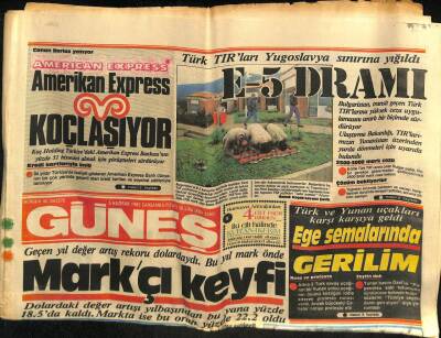 Güneş Gazetesi 5 Haziran 1985 - 1900 Yolcu Ölümden Döndü GZ60716 - 1