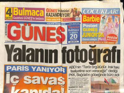 Güneş Gazetesi 5 Kasım 2005 - Seda Sayanı Şok Eden İtiraf - Deniz Seki , Aşk Acısını Kıbrısta Unutacak GZ109271 - 1
