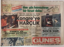 Güneş Gazetesi 5 Nisan 1986 - Gönül Yazarı Hizmetçisi Soydu ,Demirelin İyi Günü GZ13744 - 2