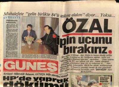 Güneş Gazetesi 6 Ekim 1985 - Doğum Günü Hediyesi GZ55740 - 1