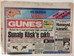 Güneş Gazetesi 6 Mayıs 1983 -Danimarkada Çalışan Türkler Ailelerini Yanına Aldırabilecek GZ6639 - 1