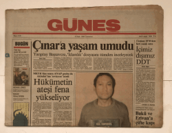 Güneş Gazetesi 6 Ocak 1990 - Hükümetin Ateşi Fena Yükseliyor GZ5429 - 1