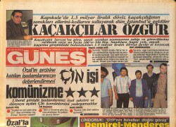 Güneş Gazetesi 6 Temmuz 1985 - Türk Tuborg 16 Yaşında - Mustafa Çınar Arkadaşından Aldığı Ödünç Otobüsle İki Çocuğu Çiğnedi GZ158192 - Gökçekoleksiyon