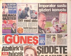 Güneş Gazetesi 7 Aralık 2012 - Sibel Can Yılbaşında Günay Restaurant'ta Sahneye Çıkacak GZ158436 - Gökçekoleksiyon