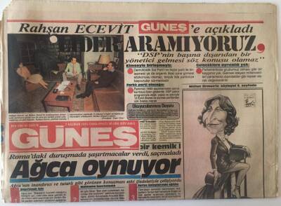 Güneş Gazetesi 7 Haziran 1985 - Ağca Oynuyor Romadaki Duruşmada Şaşırtmacalar Verdi Saçmaladı GZ22545 - 1
