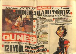 Güneş Gazetesi 7 Haziran 1985 - Rahşan Ecevit Güneşe Açıkladı Lider Aramıyoruz GZ60713 - 1