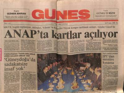 Güneş Gazetesi 7 Nisan 1990 - Doğum Günü Hediyesi GZ58441 - 1