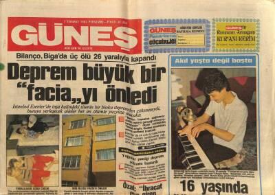 Güneş Gazetesi 7 Temmuz 1983 - İnönünün Adını Yaşatacak Vakıf Kuruldu GZ83650 - 1