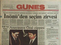 Güneş Gazetesi 8 Aralık 1990-Anayasaya Özal Cüppesi GZ45048 - 1